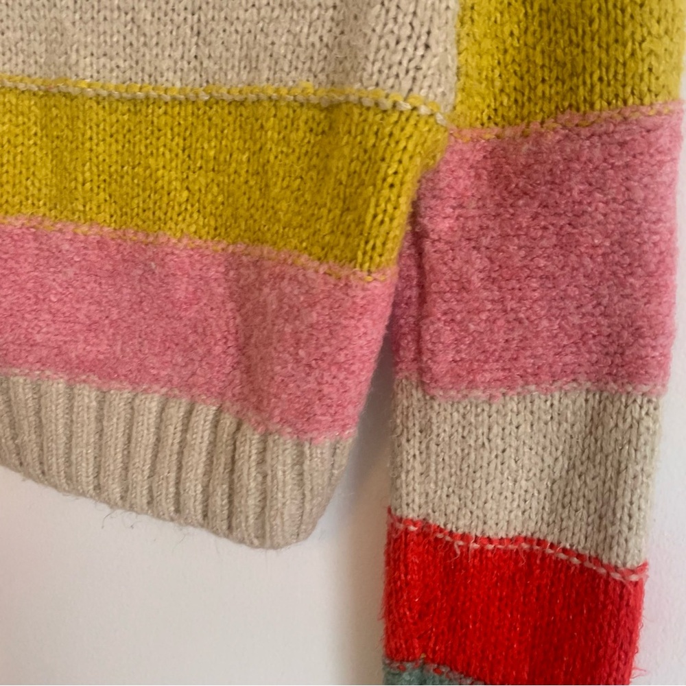 Urban Outfitters Cropped Striped Color Block Sweater - Picture 10 of 12